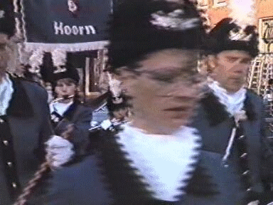1986 Hoorn: Intocht avondvierdaagse.