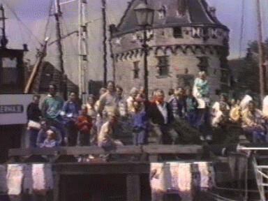 1987 Hoorn: Atrtiesten op het Houten Hoofd - Imca Marina.